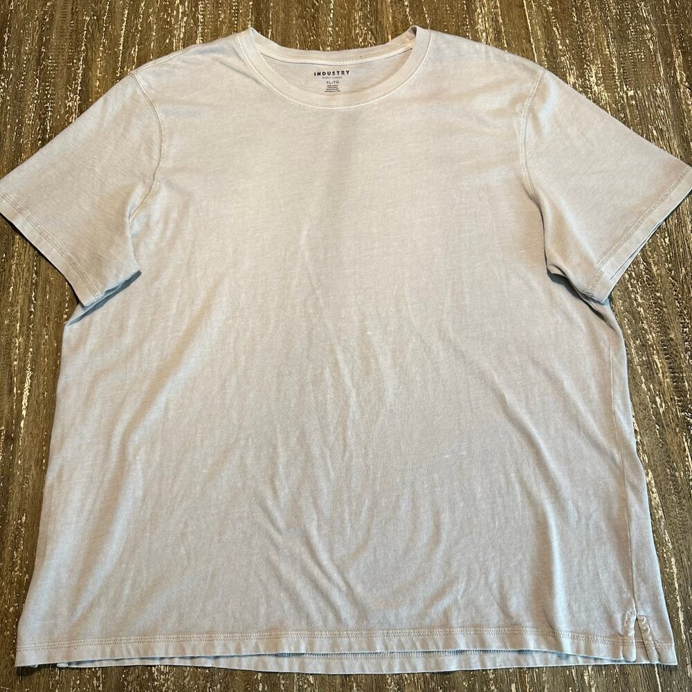 Industry Republic Clothing Short Sleeve Slub T-Shirt Gray Men’s Size XL